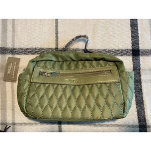 Bella Russo Quilted Green 8.7" Crossbody Bag New in Bag
